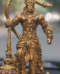 Hanuman Ji Lanka Dahan Car Dashboard Murti - Divine Protection & Energy