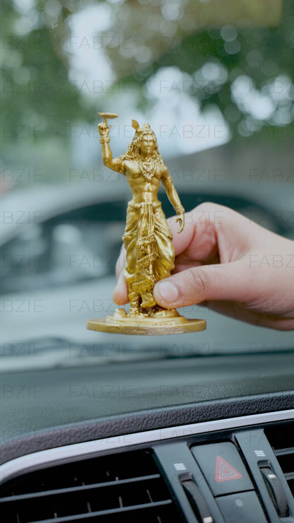 Shree Krishna Ji Chakra Murti for Car Dashboard – Divine Protection & Positive Energy.