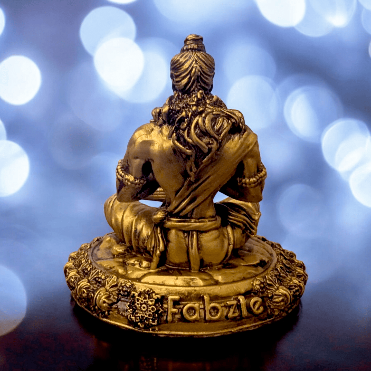 Shri Ram Worshipping Shivling at Rameshwaram – Premium Divine Car Dashboard Idol - Fabzie - Home Decor Elegance