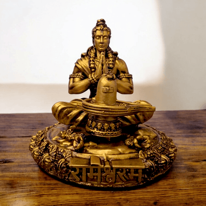 Shri Ram Worshipping Shivling at Rameshwaram – Premium Divine Car Dashboard Idol - Fabzie - Home Decor Elegance