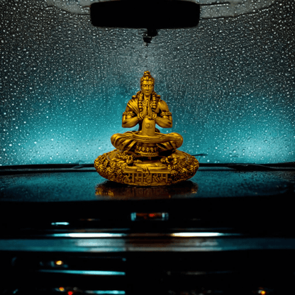 Shri Ram Worshipping Shivling at Rameshwaram – Premium Divine Car Dashboard Idol - Fabzie - Home Decor Elegance