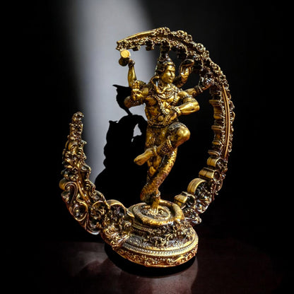 Shiv Ji Nritya – Tandav of Cosmic Power - Car dashboard - Fabzie - Home Decor Elegance