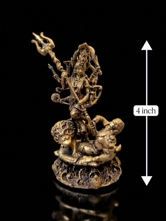Goddess Durga Slaying Mahishasur – Power and Courage Embodied in Divine Decor - Fabzie - Home Decor Elegance