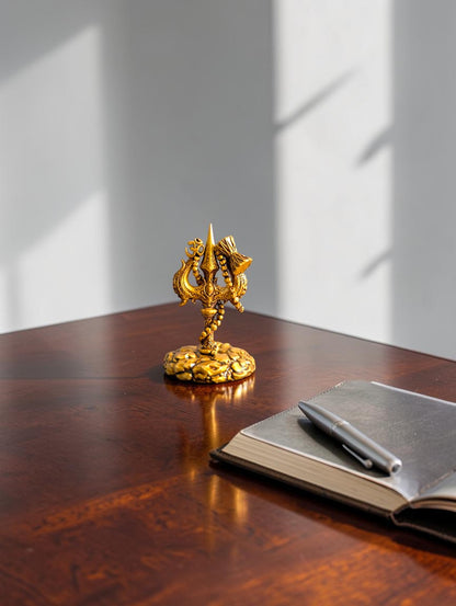 Fabzie Vedic Trishul | Lord Shiva Symbol | Spiritual Decor for Home, Office & Car Dashboard | Divine Protection & Positive Energy - Fabzie - Home Decor Elegance