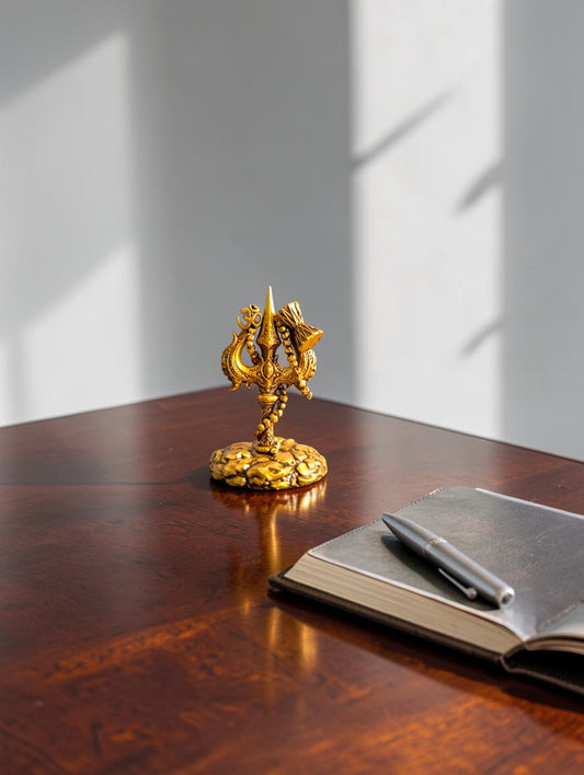 Fabzie Vedic Trishul | Lord Shiva Symbol | Spiritual Decor for Home, Office & Car Dashboard | Divine Protection & Positive Energy - Fabzie - Home Decor Elegance